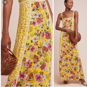 Farm Rio for Anthropologie Cantonal Maxi Dress XL